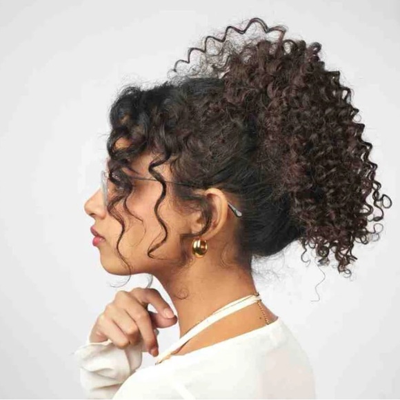 Designer Accessories - Brand new original curly hair Messy bun topper extensions